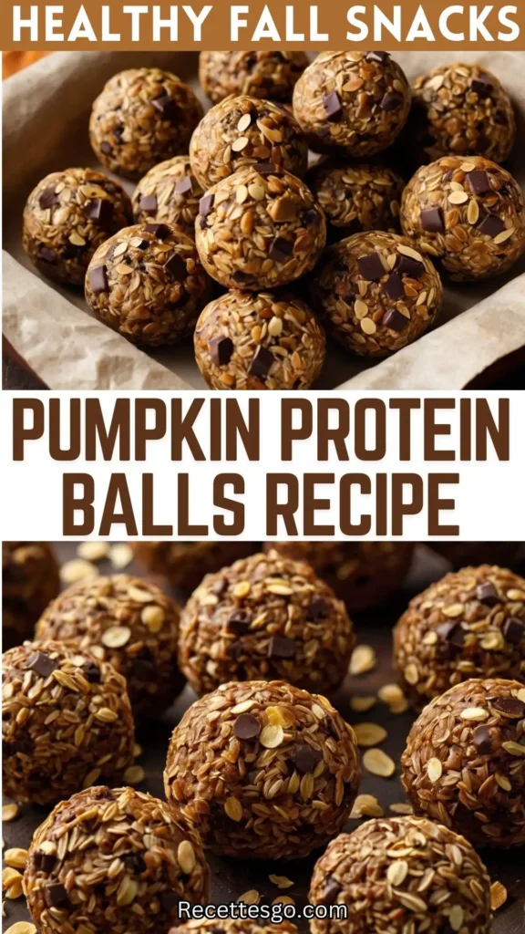 Pumpkin Protein Balls: Your Go-To Healthy Fall Snacks
