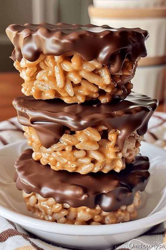 Choc-Crackle Peanut Butter Cups