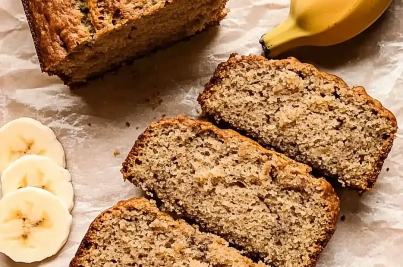 Fluffy & Moist Banana Bread Recipe No Baking Soda
