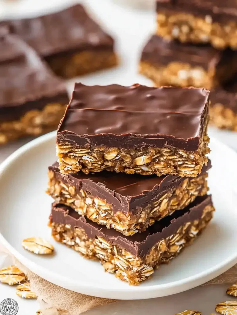delicious no-bake chocolate peanut butter bars, showcasing their rich texture and enticing layers.