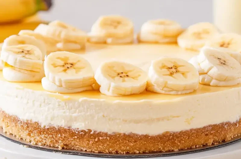 No Bake Banana Pudding Cheesecake Recipe