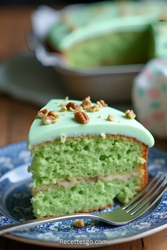 Retro Watergate Cake Recipe: A Simple and Tasty Green Cake with Pineapple and Pecans