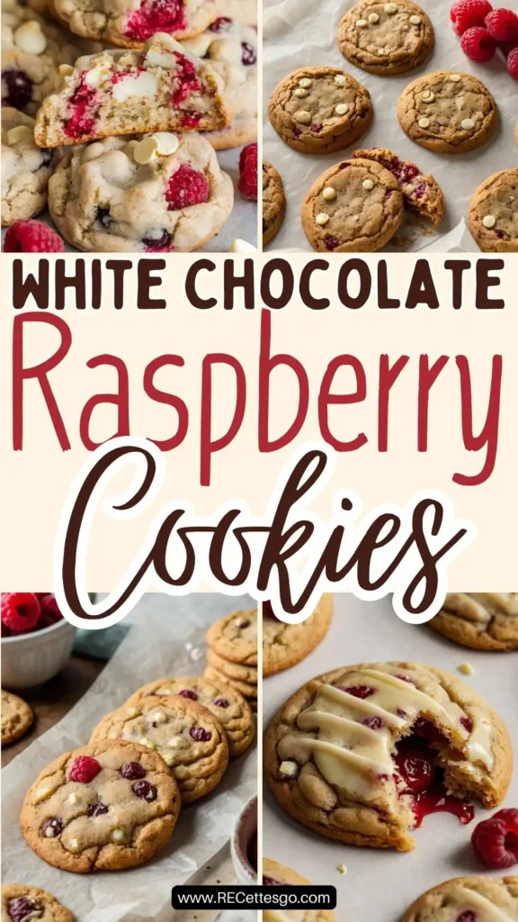 Best White Chocolate Raspberry Cookies - Sweet & Tart Delight