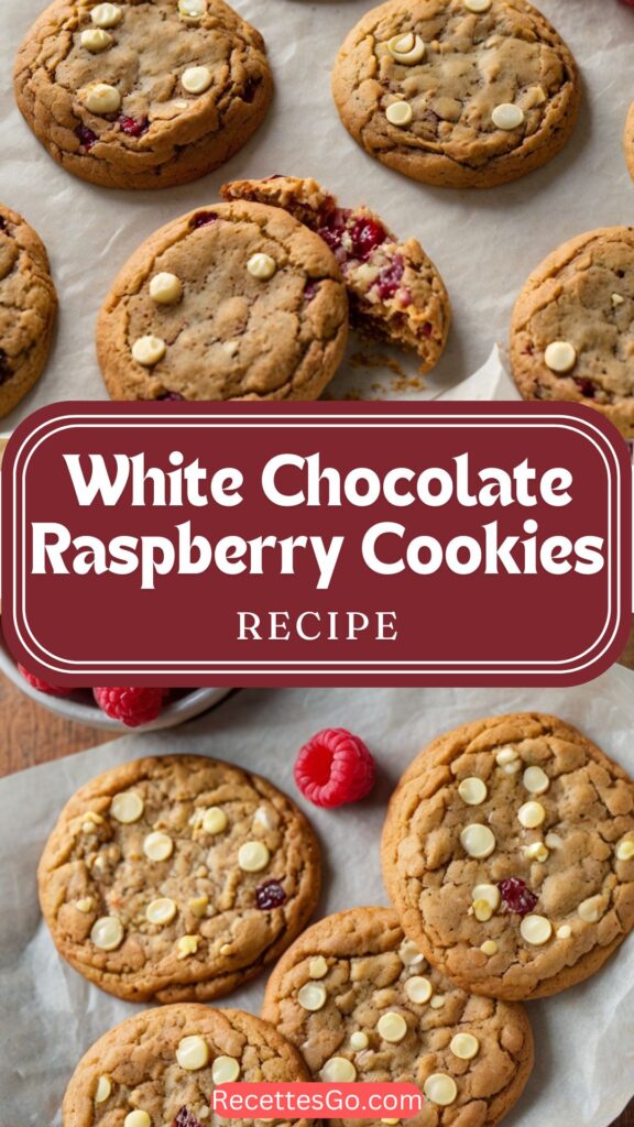 White Chocolate Raspberry Cookies Recipe – A Sweet and Tart Delight Perfect for Any Occasion