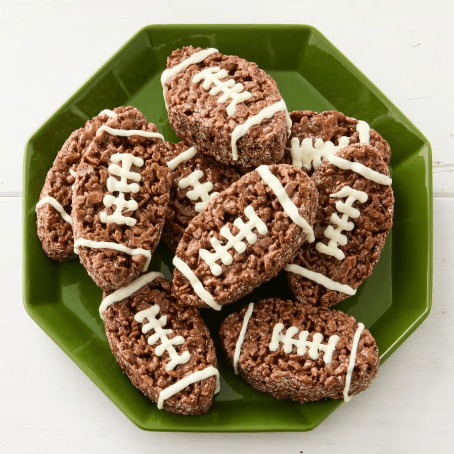 17. Football Cereal Treats