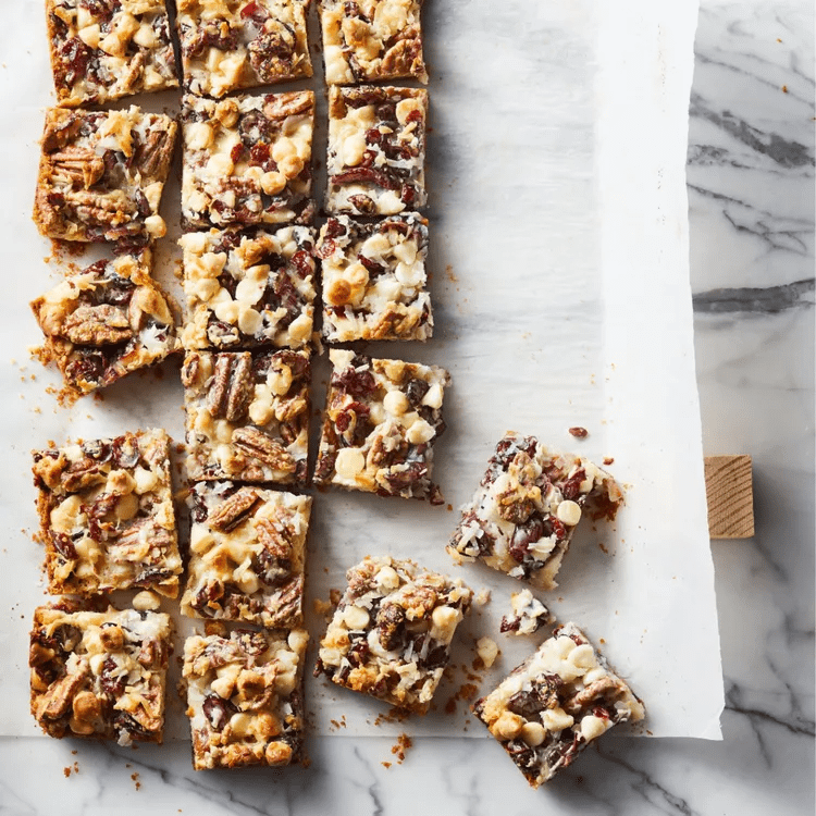 29. Coconut-Cranberry Bars with Pecans