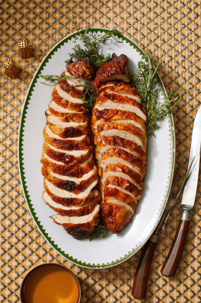 Air Fryer Turkey Breast with Gravy