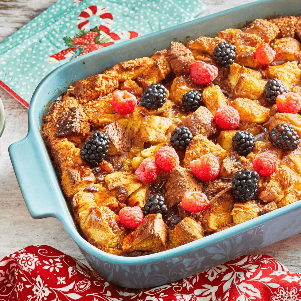 Eggnog Bread Pudding