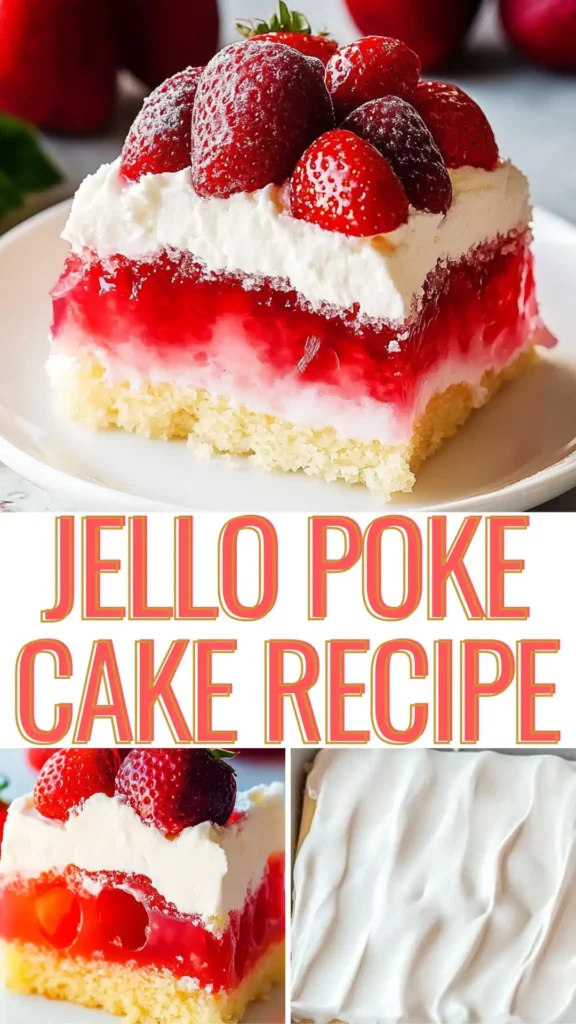 Jello Poke Cake Recipe: Easy Delicious Cake