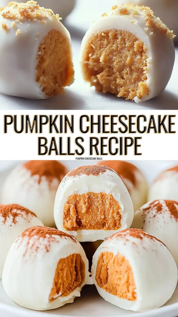 Pumpkin Cheesecake Balls: The Perfect No-Bake Fall Treat