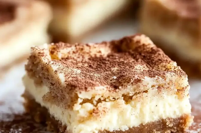 Snickerdoodle Cheesecake Bars
