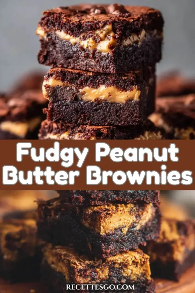 Peanut Butter Swirl Brownies | Best Easy Dessert Recipe
