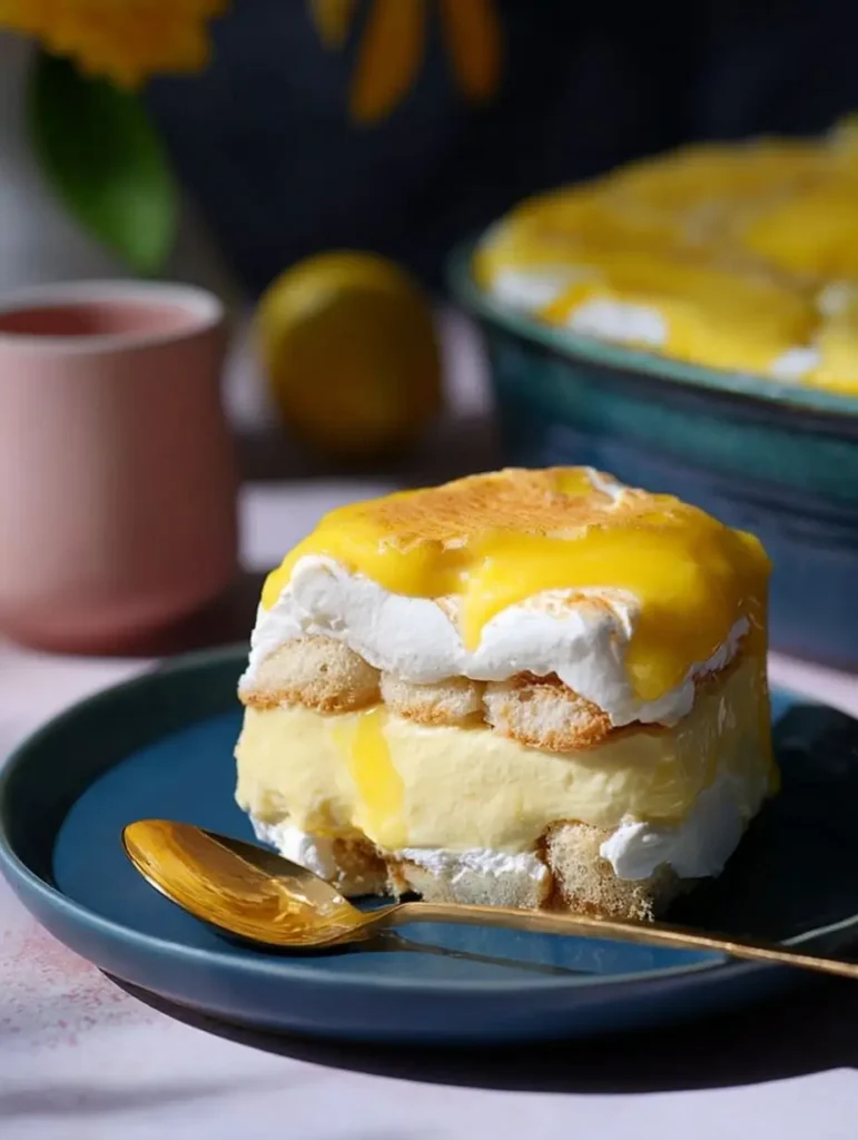 Easy No Bake Lemon Tiramisu Recipe – Refreshing Summer Dessert