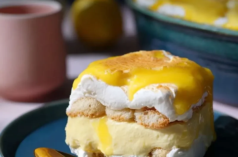 Easy No Bake Lemon Tiramisu – Refreshing Summer Dessert Recipe