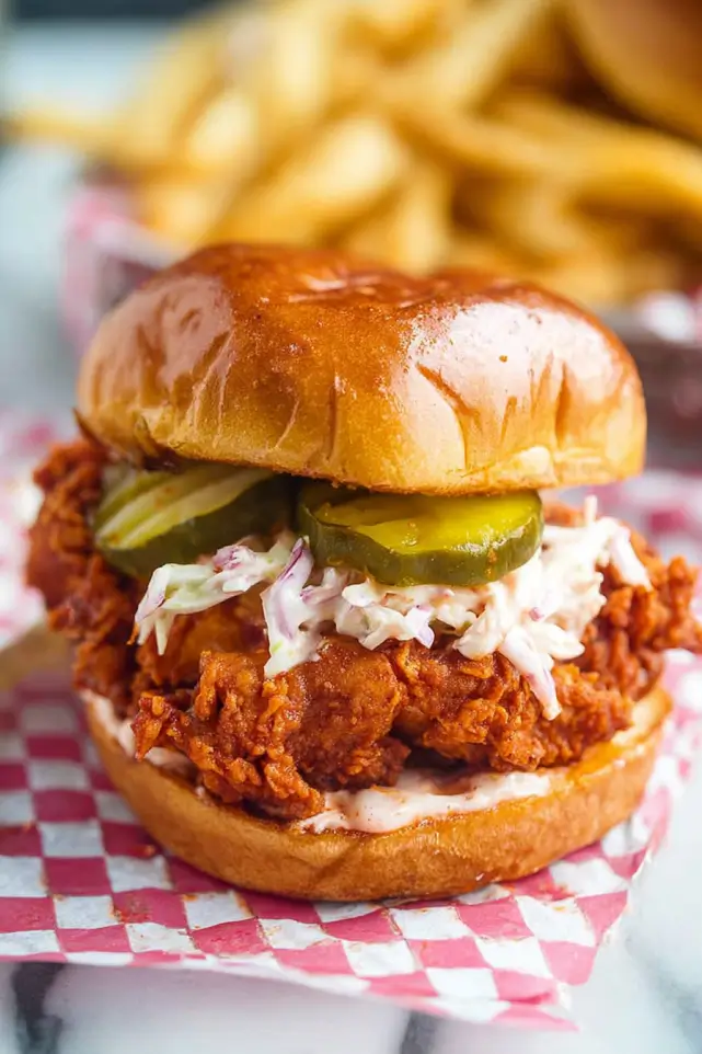 Spicy Nashville Hot Chicken Sandwich – Easy Recipe for Crispy Fried Chicken