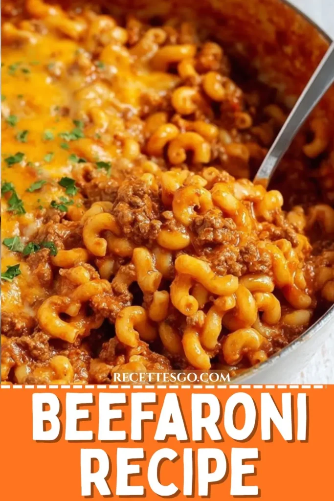 Easy Homemade Beefaroni Recipe (Best Weeknight Comfort Meal!)