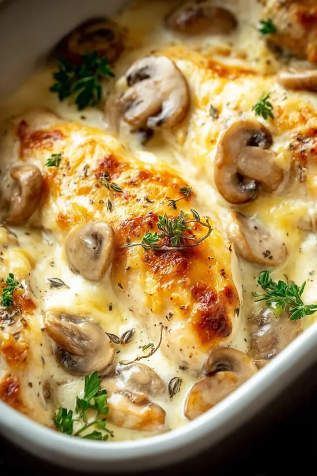 Chicken Gloria Casserole – Creamy, Cheesy & Perfect for Weeknights