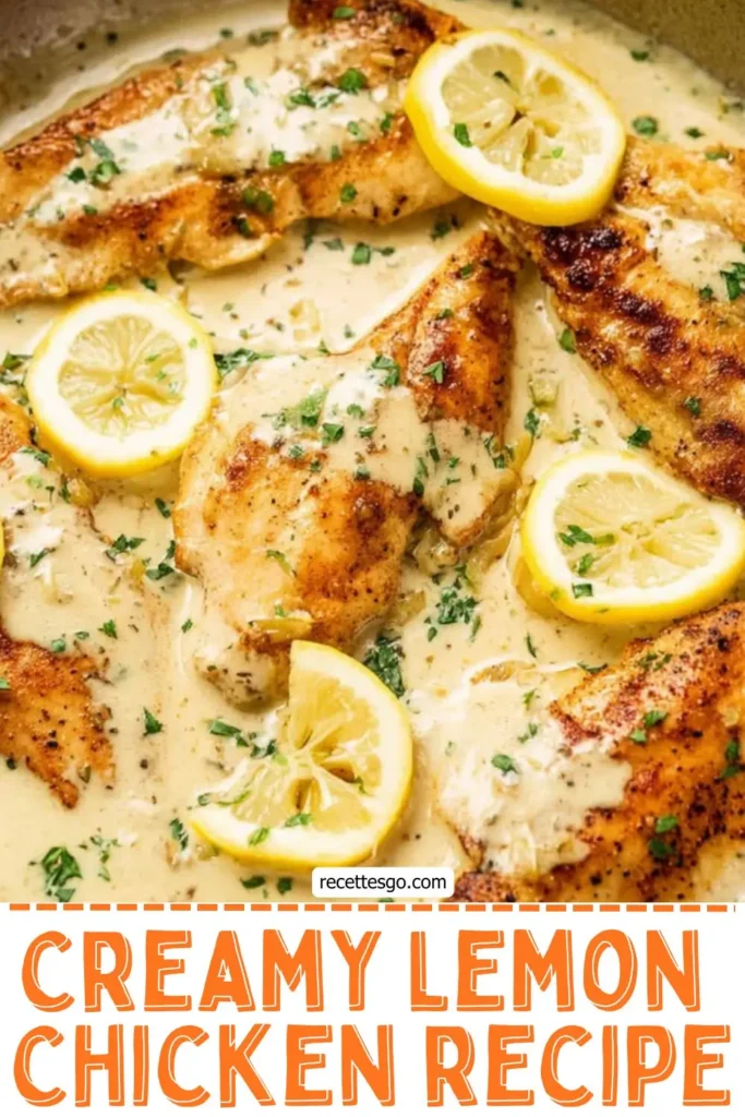 One-Pan Creamy Lemon Chicken – Quick Weeknight Dinner Idea