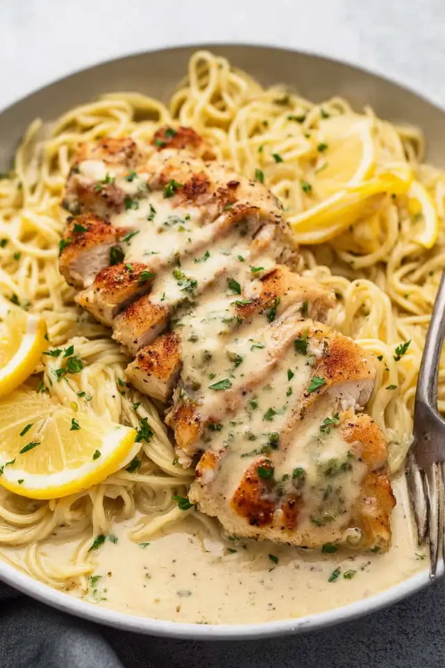 Best Creamy Lemon Chicken – Bright, Cozy, and Full of Flavor