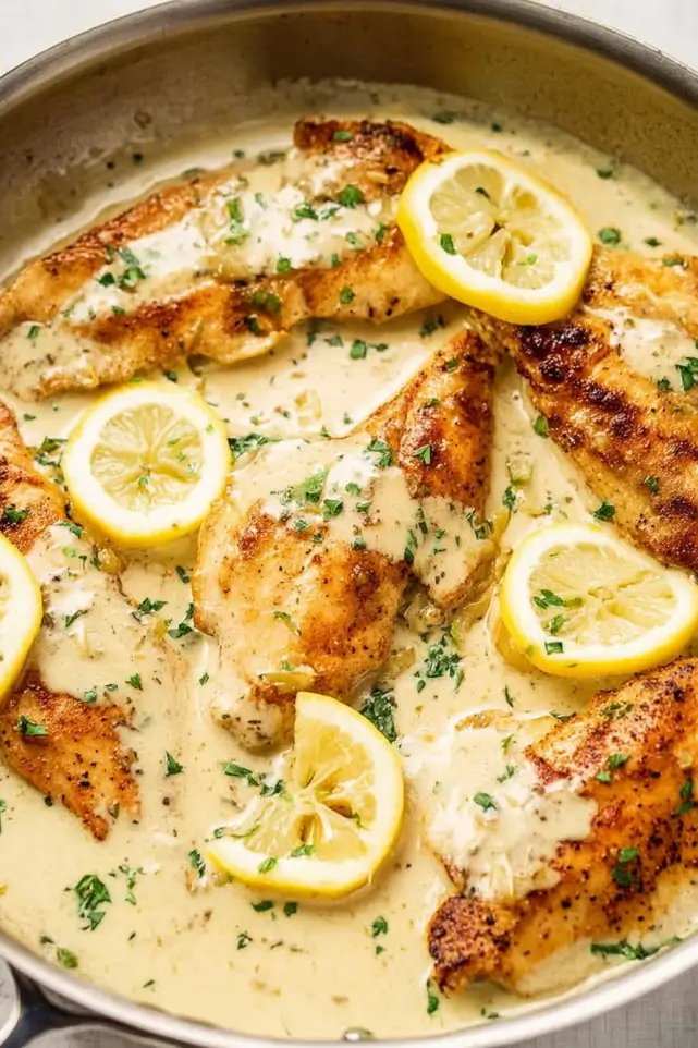 Creamy Lemon Chicken – Easy Spring & Summer Skillet Dinner