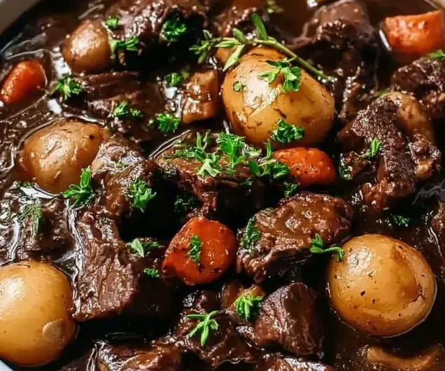beef bourguignon slow cooker