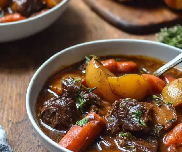 Beef Stew Recipe with Carrots & Potatoes
