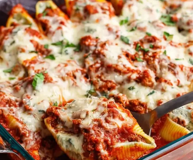 Beef Stuffed Shells Recipe