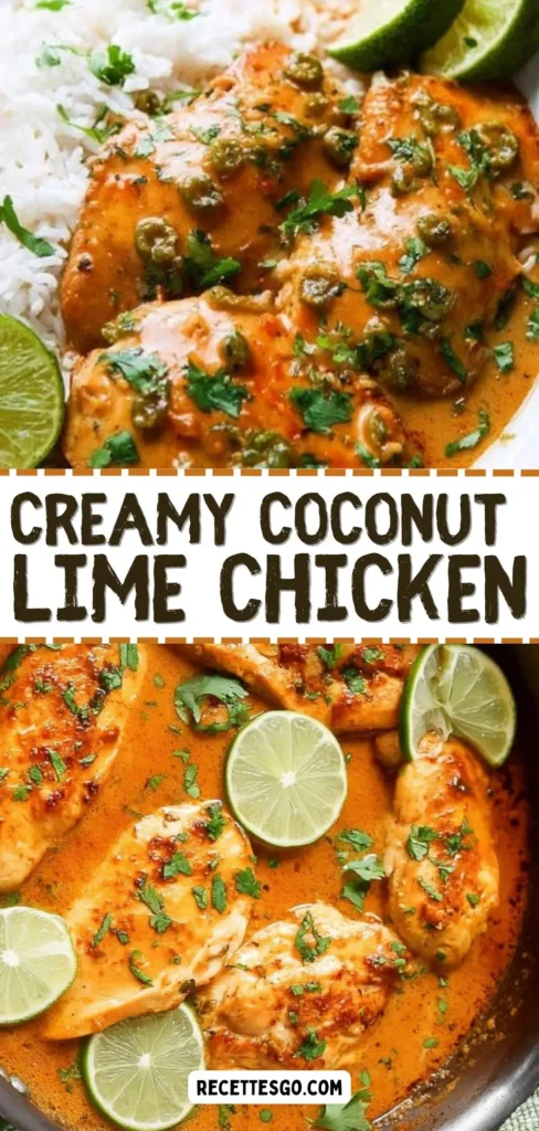 Zesty Coconut Lime Chicken with Ginger & Turmeric