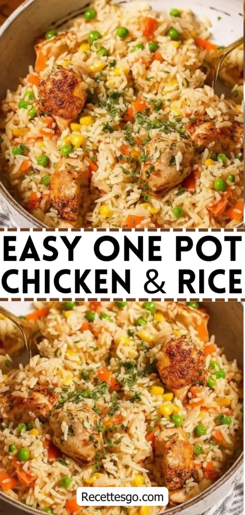Quick One Pot Chicken and Rice | 30 Minute Weeknight Dinner