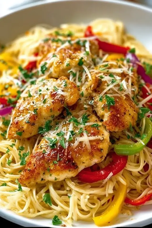 Recreate the famous Olive Garden Chicken Scampi at home! Juicy chicken, garlic butter sauce, and pasta perfection. Perfect for weeknight dinners or cozy family meals. 