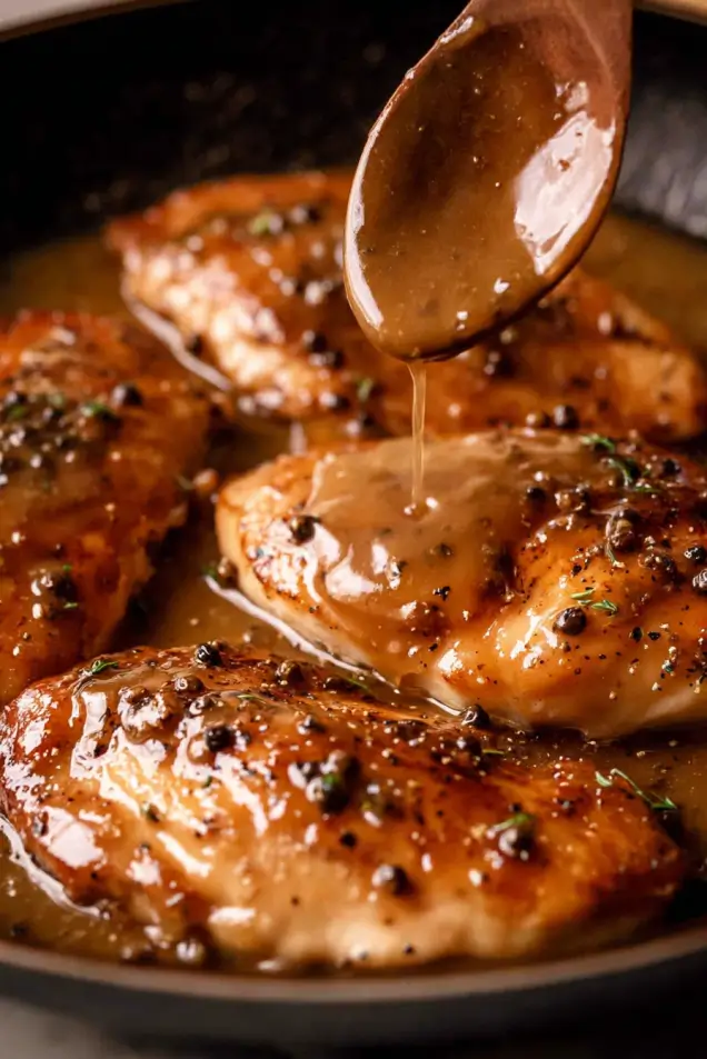 Best Chicken au Poivre (Creamy Peppercorn Sauce) Recipe – Quick & Elegant Dinner