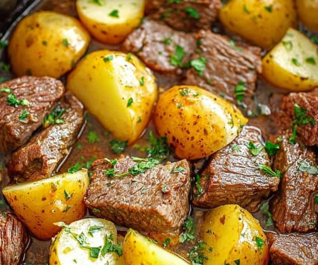 Crockpot Steak and Potatoes