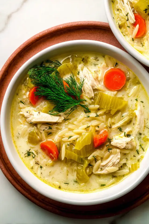 Easy Lemon Orzo Chicken Soup | Quick Weeknight Dinner