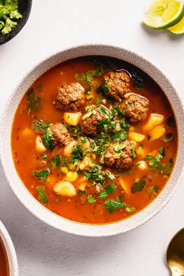 Best Mexican Meatball Soup Albondigas Recipe for Fall & Winter