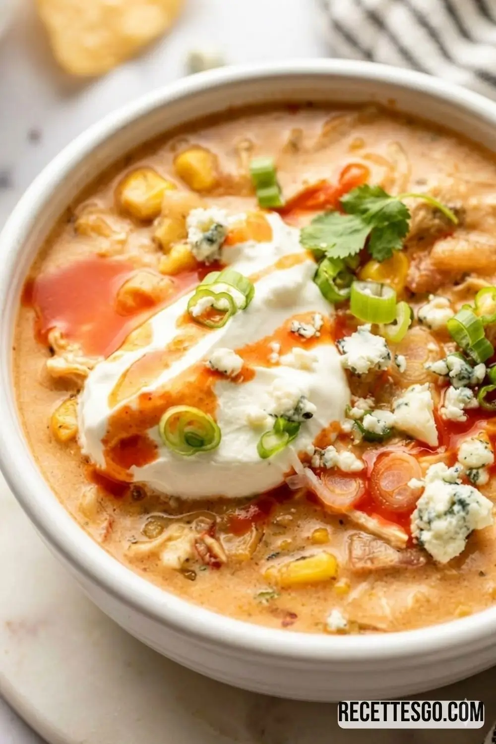 Buffalo Chicken Chili