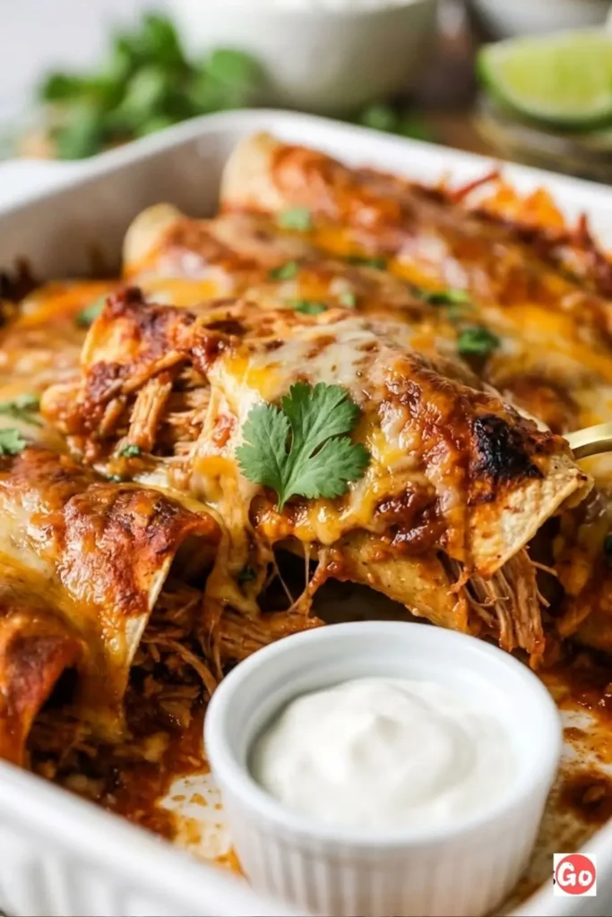 Looking for a quick and delicious dinner? This easy chicken enchilada recipe is packed with flavor and perfect for busy weeknights. Try this comforting chicken enchiladas recipe with simple ingredients and bold Mexican flavors. Great for fall dinners, cozy meals, or family gatherings. Bonus: turn leftovers into a tasty chicken enchilada soup recipe!