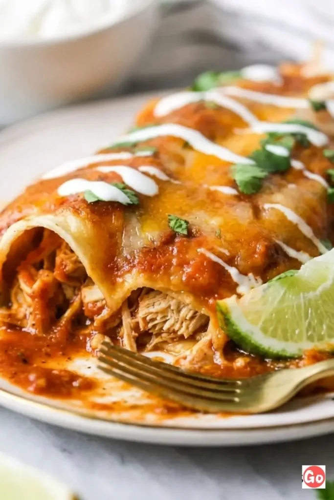 Make dinner stress-free with this easy chicken enchilada recipe! Loaded with cheese and flavor, this simple chicken enchiladas recipe is perfect for busy nights or weekend meals. Ideal for back-to-school season, fall comfort food, or casual gatherings. You can even remix it into a cozy chicken enchilada soup recipe.