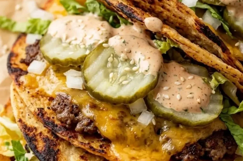 Smash Burger Tacos Recipe