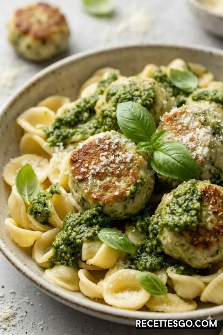 pesto meatballs recipe