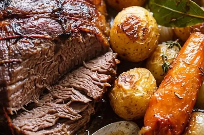 Beef Pot Roast in Guinness Gravy