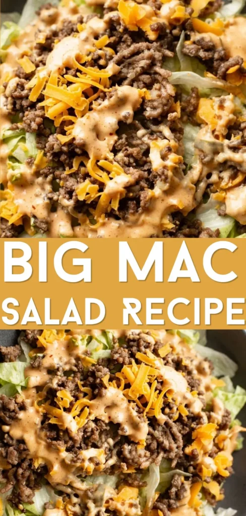 Craving a Big Mac but keeping it lighter? This Big Mac salad recipe has all the flavor with none of the bun. Hearty, satisfying, and ready in 30 minutes — great for summer BBQ nights or easy weeknight meals.