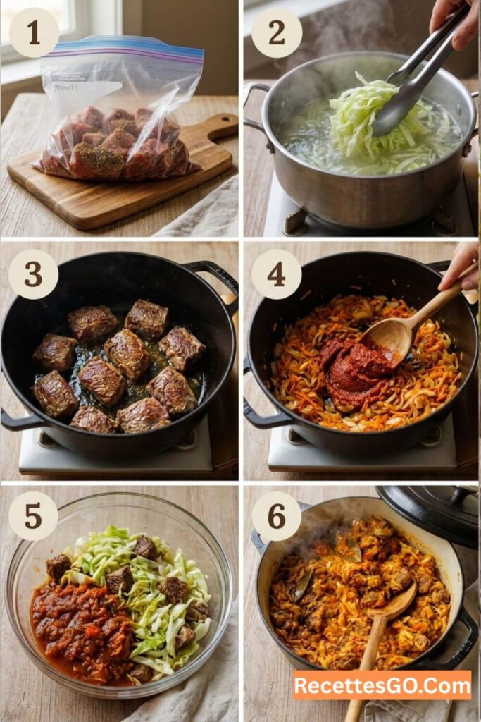 How to Make Braised Cabbage: A Walkthrough