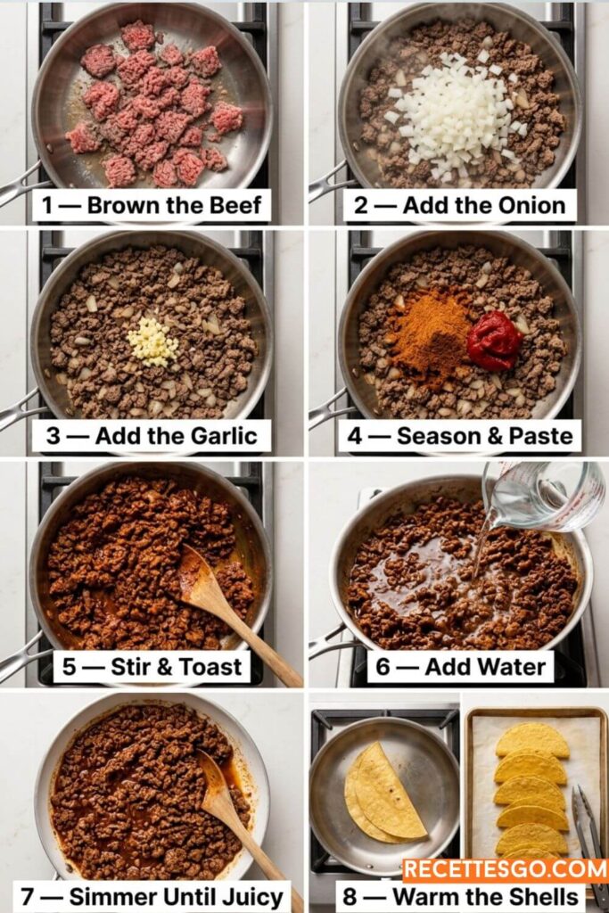 How to Make Ground Beef Tacos